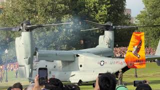 U.S. Marines Fly Over Boston Common 🇺🇸 | Marine Week 250
