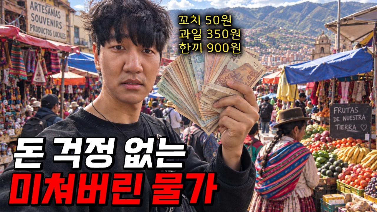 하루종일 먹고 놀아도 만원을 쓰기 힘든 남미 최빈국 현실