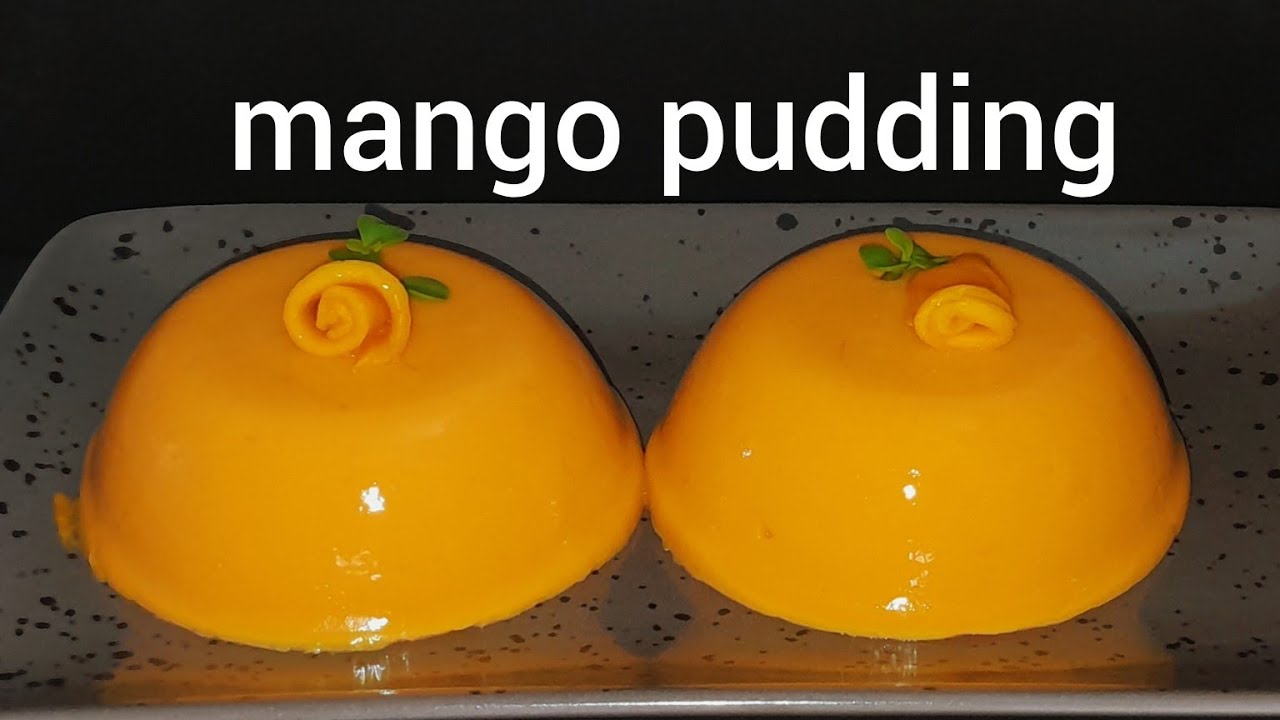 Mango pudding || Mango milk pudding recipe by (kitchen with nipu) - YouTube