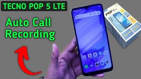 Tecno Pop 5 LTE auto call recording kaise on kare, how to stop call recording in tecno, enable auto
