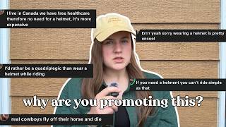 Why Do Equestrians Hate Safety So Much?