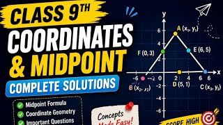 13.The midpoints of the sides of triangle ABC are the points D, E, and F. Given that the coordinates