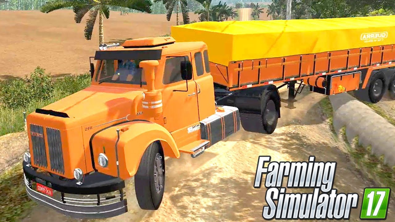 Caminhão Scania 113H Multicor  (Comboio De Caminhões) - Farming Simulator  17 Multiplayer 