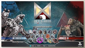 Mechagodzilla vs No.10 with Healthbars