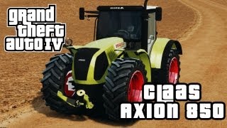 GTA IV MODS: Claas Axion 850 (Traktor)