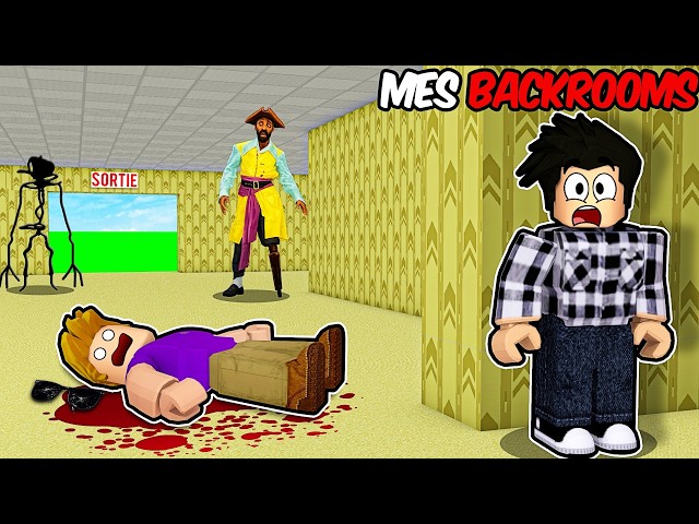 CONSTRUIS et ÉCHAPPE-TOI des Backrooms de Roblox...
