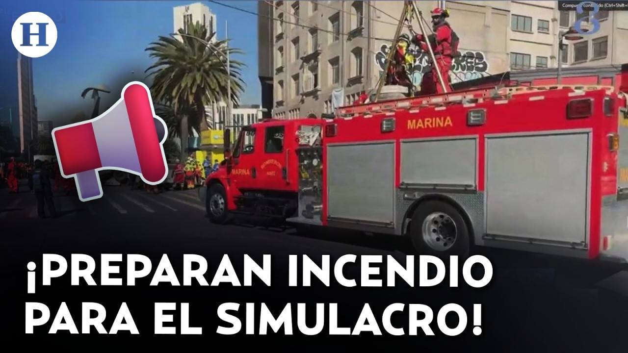 ¡Sismo de 7.2, incendios y rescates! Así se prepara la CDMX para el ...