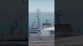 F/A-18C Hornet Landing on an Aircraft Carrier