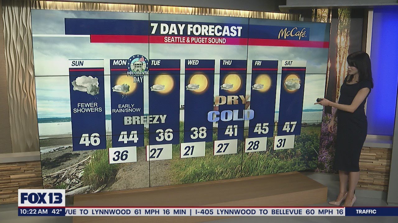 Dry and cold all week long! | FOX 13 Seattle - YouTube