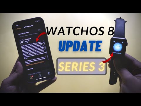 WatchOS 8 Update on Apple Watch Series 3 !