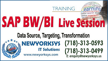 SAP BW/BI 7.3 Training Tutorial (Data Source, Targeting, Transformation) - Part-2