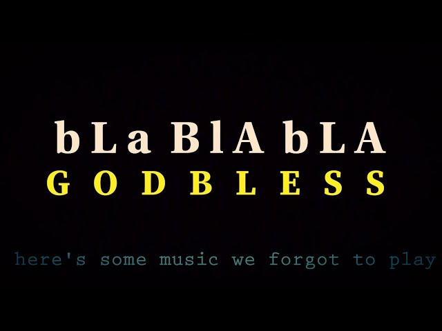 godbless - bla bla bla - video lyrics class=