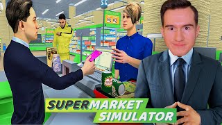 Новый Кассир В Супермаркете ★ Supermarket Simulator Прохождение Игры #6