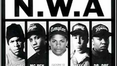 N.W.A - Chin Check HQ Original version with lyrics