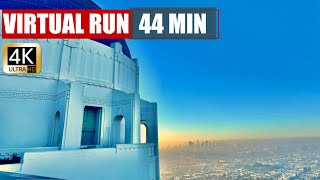 Virtual Run | Scenic Marathon Training: Griffith Observatory at 4K Resolution
