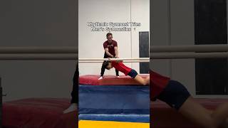 Rhythmic Gymnast Tries Men’s Gymnastics! 😂 #Gymnast #Olympics #Calisthenics #D1 #Rhythmicgymnastics