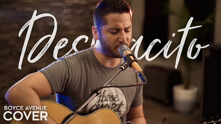 Despacito Acoustic version - Acoustic performance video thumbnail