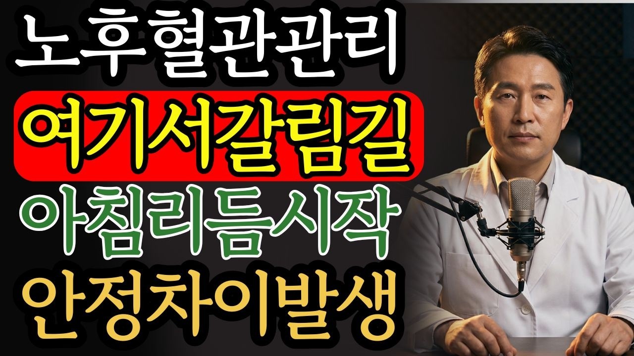 60대 이후 혈관 관리, 여기서 갈립니다 | 건강 | 혈관 | 노후건강 | 기본습관 | 오디오북 |