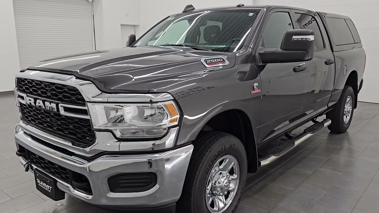Thumbnail for 2024 RAM 2500 TRADESMAN LVL 2 DIESEL GRANITE CRYSTAL 4K WALKAROUND 26T186A