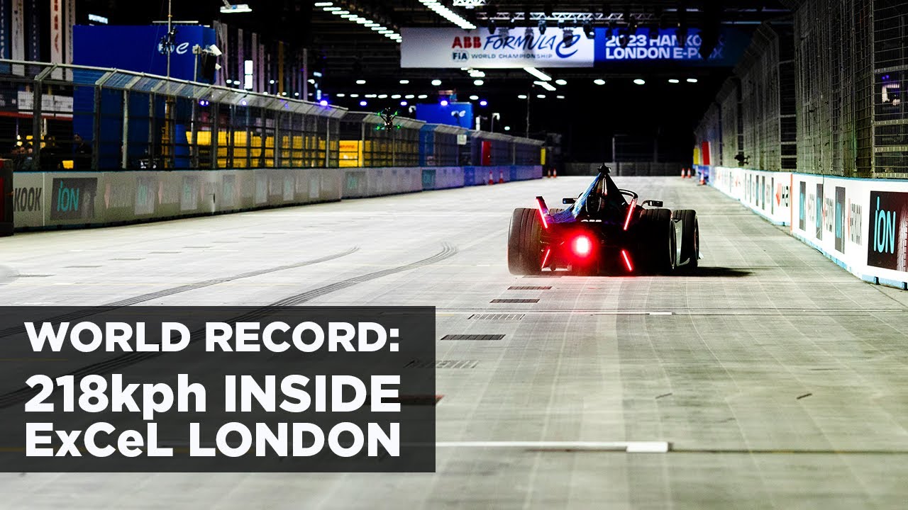 WORLD RECORD Indoor speed record with FormulaE & ExCeLLondon YouTube