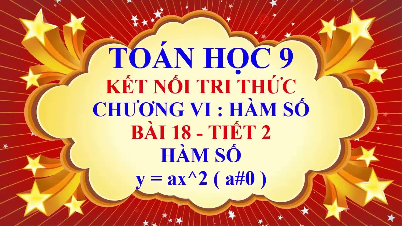 Toán học lớp 9 - Kết nối tri thức - Chương 6 - Bài 18 - Hàm số y = ax^2 ( a # 0 ) - Tiết 2