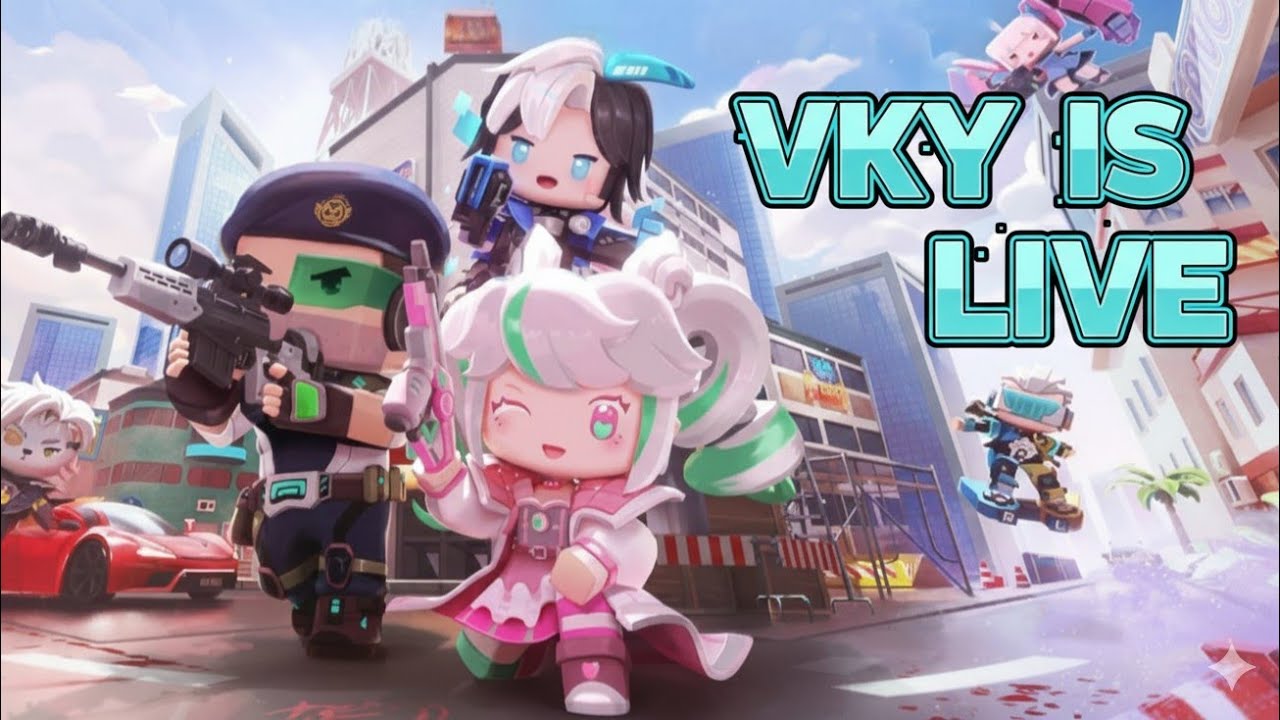 VKY OFFICIAL is live Mini World Royale - 5v5 Team Shooter Gameplay🤯🤯 