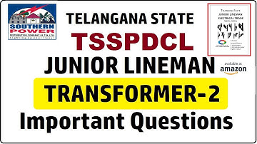 TSSPDCL || Junior lineman || Transformer Objective questions -2 || తెలుగులో ||