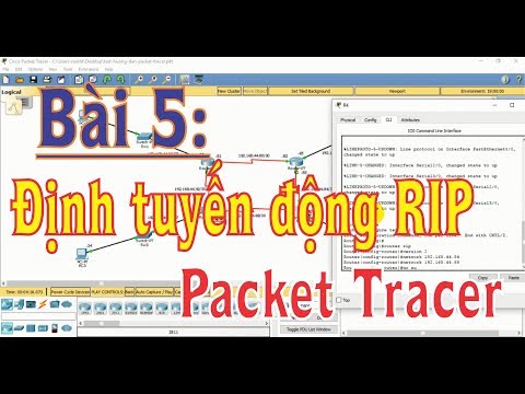 [TMT] Bài 5 - Định tuyến động RIP - Packet Tracer Tutorial