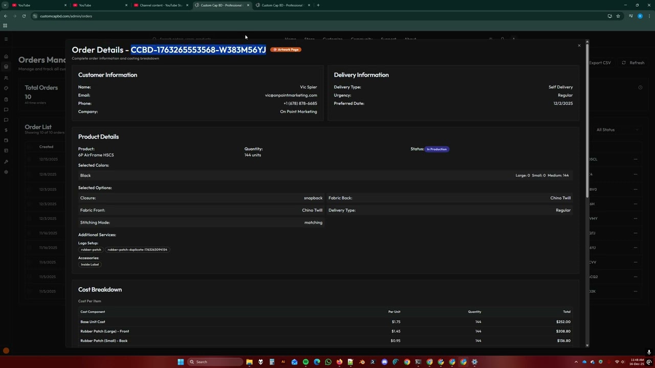 Order Tracking System