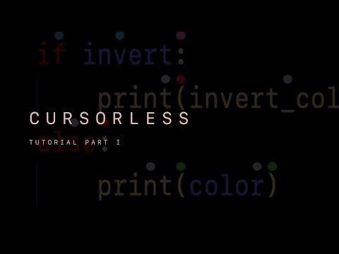 Cursorless tutorial part I