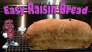 Easy Cinnamon Raisin Bread (only one raisin escaped)