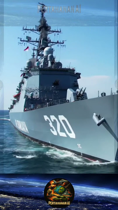 TNI Uji Coba Kapal Perang Canggih KRI Brawijaya 320 #shorts #ai #tni #viral