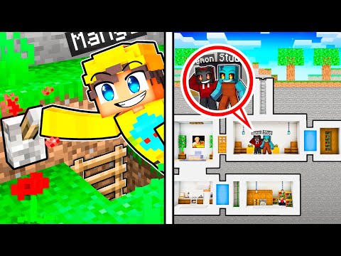 We Built AN UNDERGROUND BASE In Minecraft!