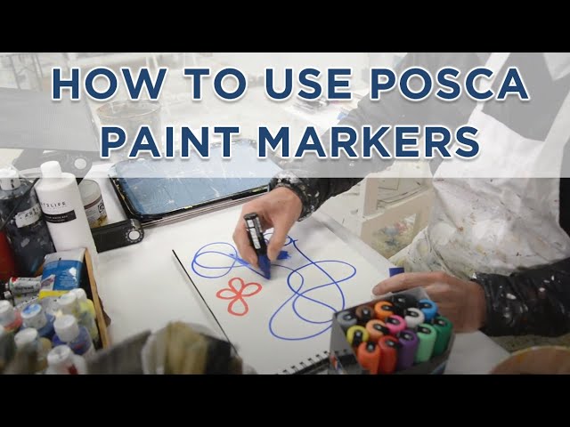 How to use Posca Paint Markers 