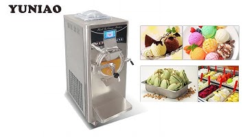 Hard Ice Cream Machine Gelato Hard Serve Ice Cream Maker hard ice cream making with Pasteurization