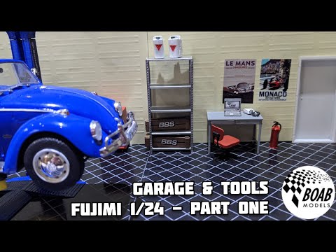 Fujimi Garage & Tools - Antike Werkstatt - 1:24 (FUJ11104) - Axels