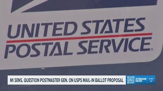 Michigan senators question postmaster general on USPS mail-in ballot proposal