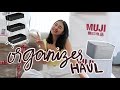 MUJI, LAZADA & SM HAUL!! ORGANIZERS + ROOM ITEMS! | Rei Germar