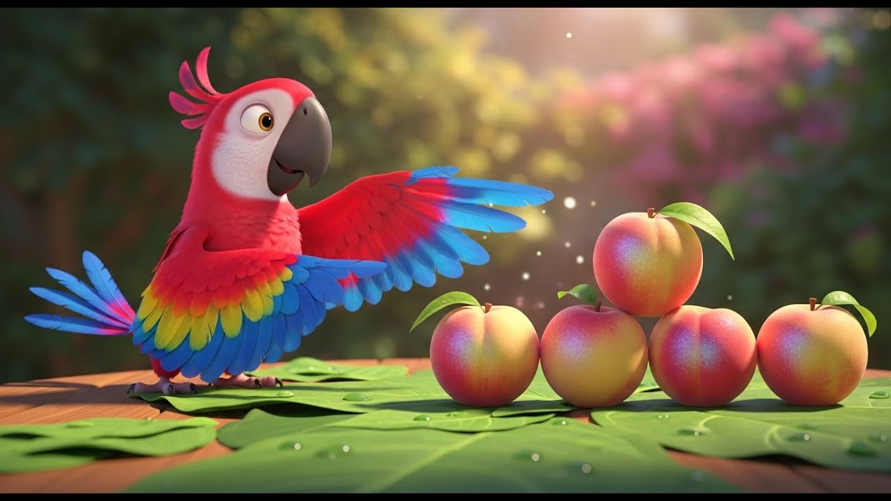 El Loro que Contaba Melocotones | Mejores Rimas Infantiles y Canciones ...