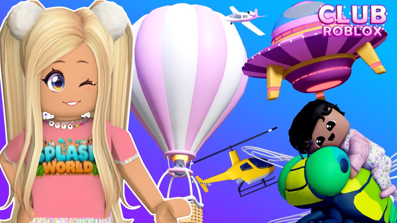 ️I CAN FLY!!! ️ Flying Vehicles Bring Chaos to Club Roblox ️Roblox Club ...