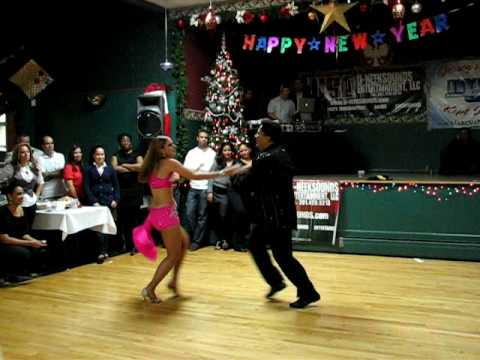 Eddie Torres and Melissa Rosado at Polish National Home 13.12.2008