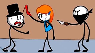 Rescue the Lover - Henry Stickman Save The Girl - NOOB Vs PRO All Levels 11-15 Gameplay Walkthrough screenshot 5