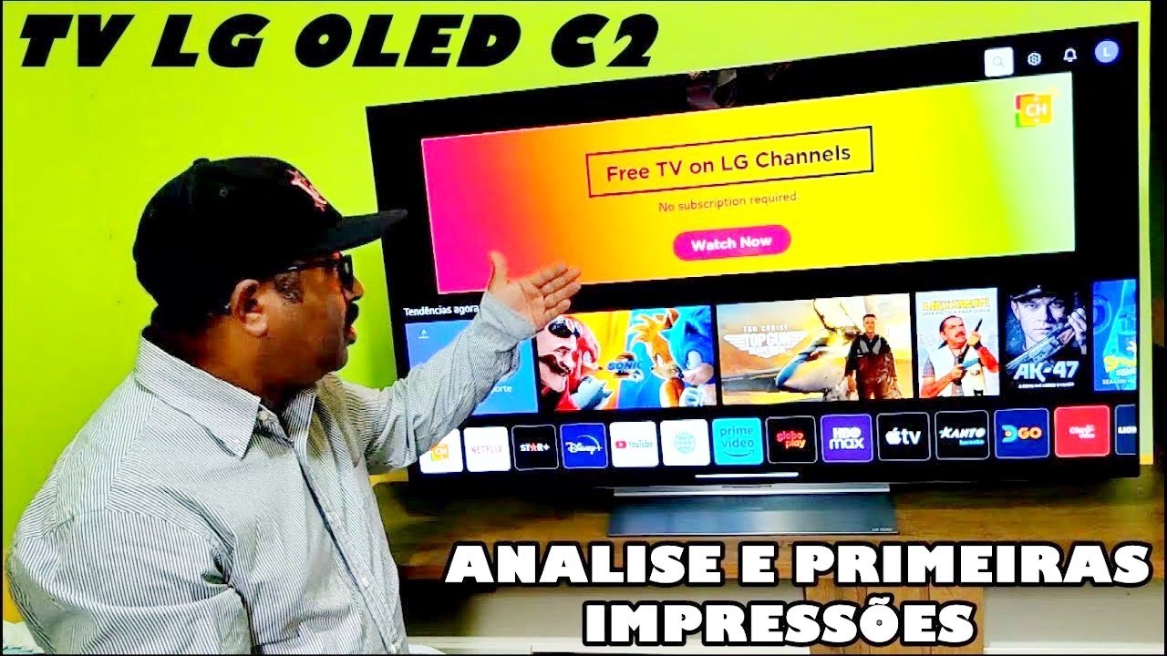 ANALISE E PRIMEIRAS IMPRESSÕES TV LG OLED C2 DE 55 POLEGADAS YouTube