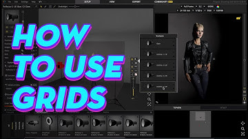 How to use grids in photography + virtual studio demo!