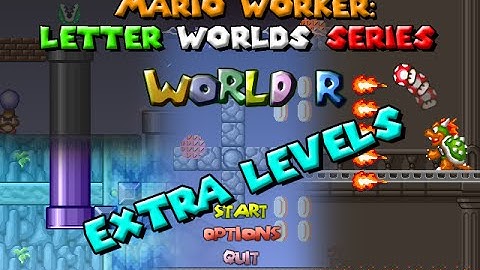 Mario Worker: Letter Worlds Series - World R