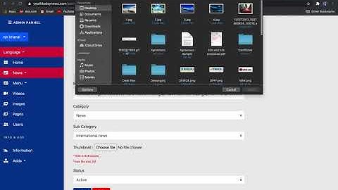 How to post news, Laravel Php