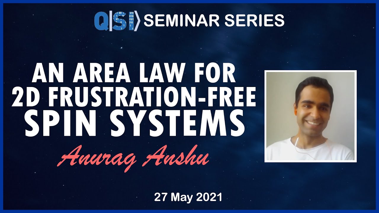 QSI Seminar: Anurag Anshu, UC Berkeley, USA