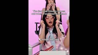Yk that Yoonchae is scared 😭 || #katseye