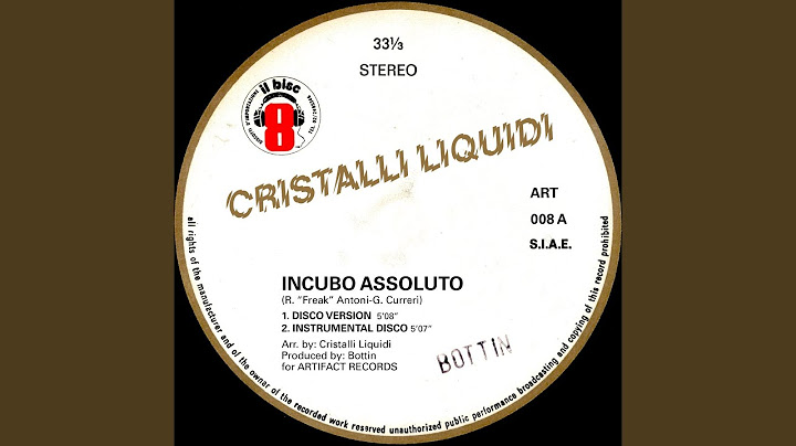 Incubo Assoluto (Disco Version)