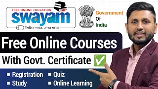 Swayam Free Online Courses With Certificate | Swayam Courses Online | NPTEL Courses | Free Courses